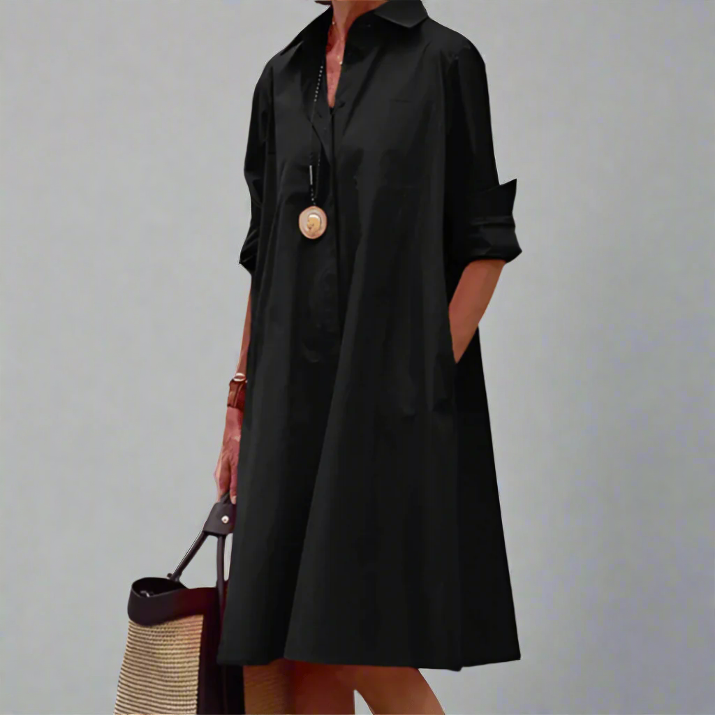 Sandrine | Elegancka codzienna sukienka polo
