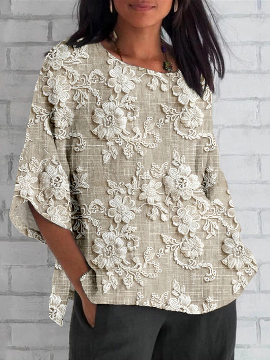 Alira™ - Top z nadrukiem w stylu vintage