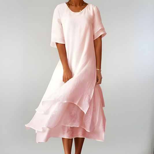 Agnès | Lekka i elegancka bawełniana sukienka maxi