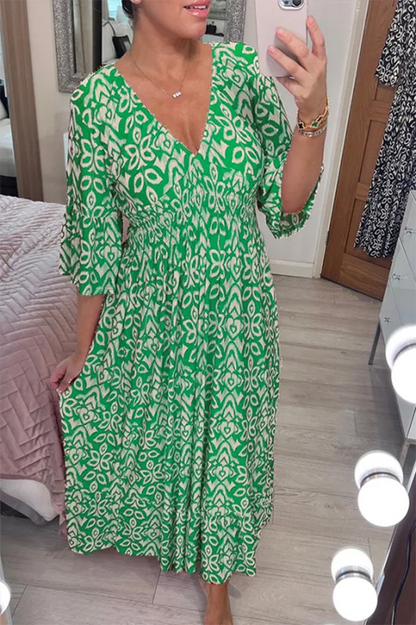 Nadine | Elegancka długa sukienka