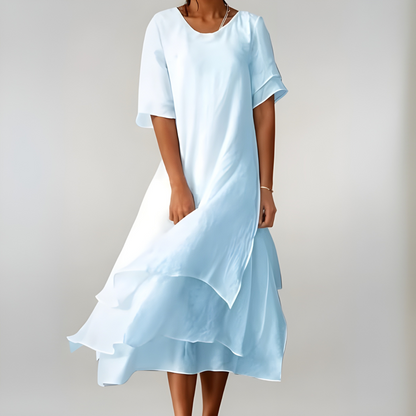 Agnès | Lekka i elegancka bawełniana sukienka maxi