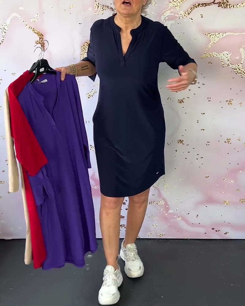 Hanne | Elegancka sukienka z dekoltem