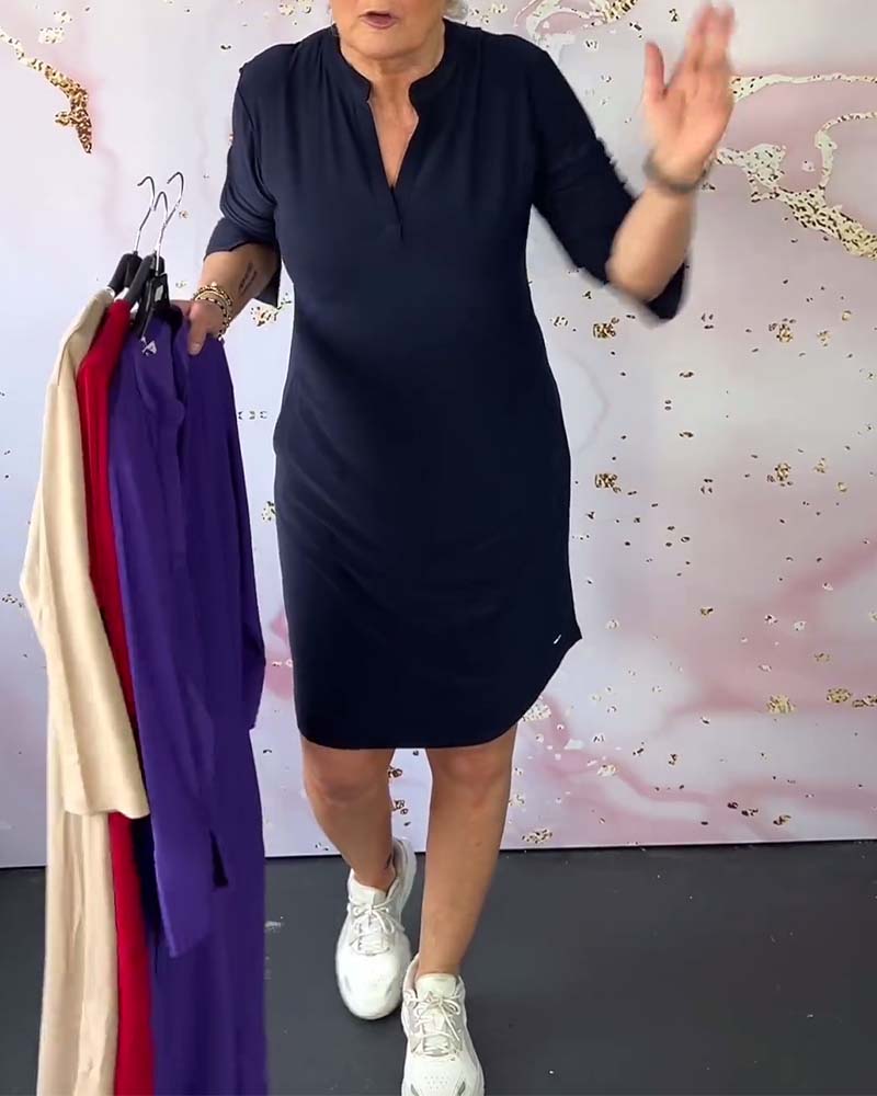 Hanne | Elegancka sukienka z dekoltem