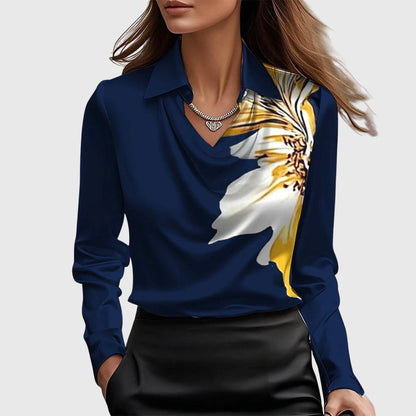 Beata | Elegancka luksusowa satynowa bluzka