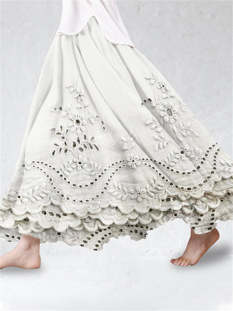 Aurette™ - Spódnica z nadrukiem boho