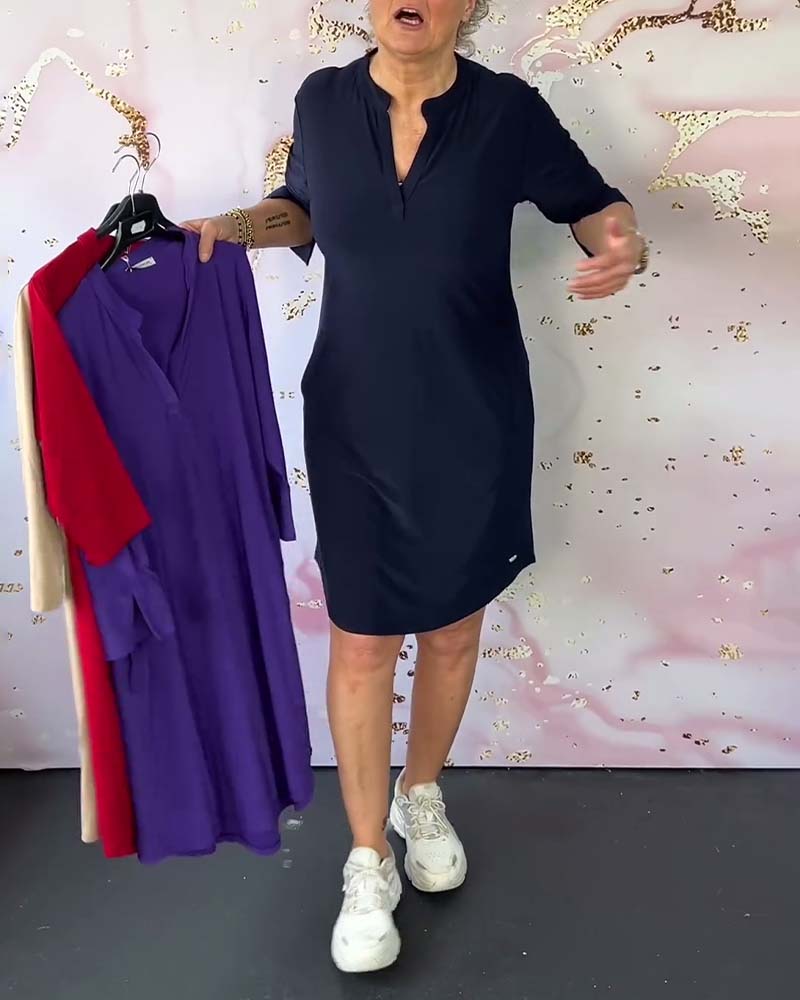 Hanne | Elegancka sukienka z dekoltem