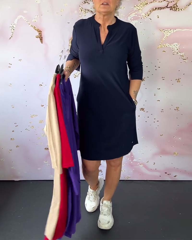 Hanne | Elegancka sukienka z dekoltem