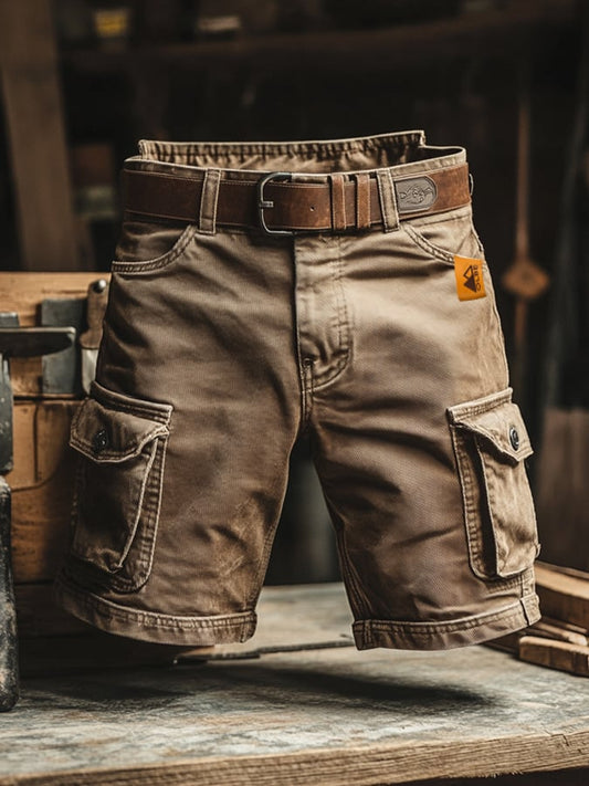 Cargo | Uniwersalne spodnie Cargo Retro Outdoor z materiału Ripstop dla mężczyzn