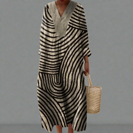 Abigail™ | Elegancka geometryczna sukienka