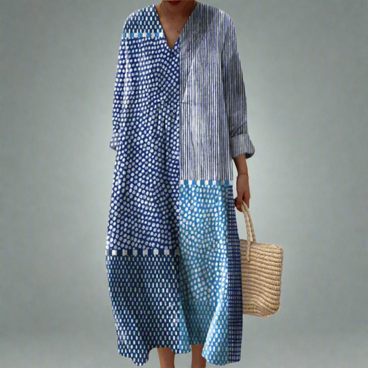 Cathy™ | Elegancka geometryczna sukienka