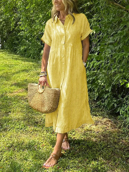Cassie | Elegancka Sukienka w Paski