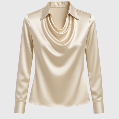 Beata | Elegancka luksusowa satynowa bluzka