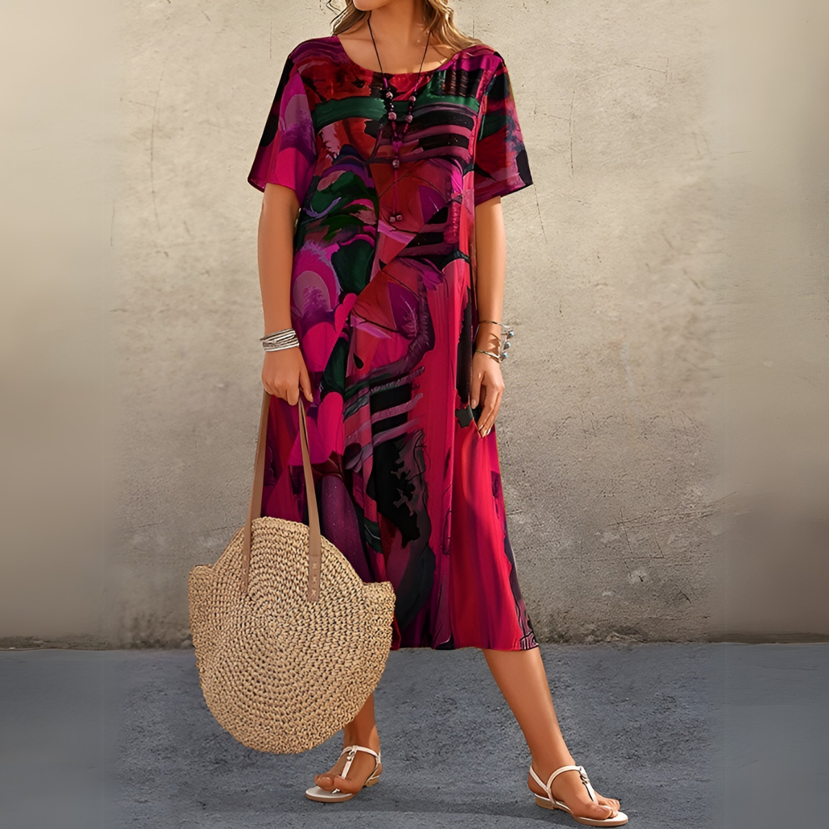 Joelle | Elegancka zwiewna sukienka