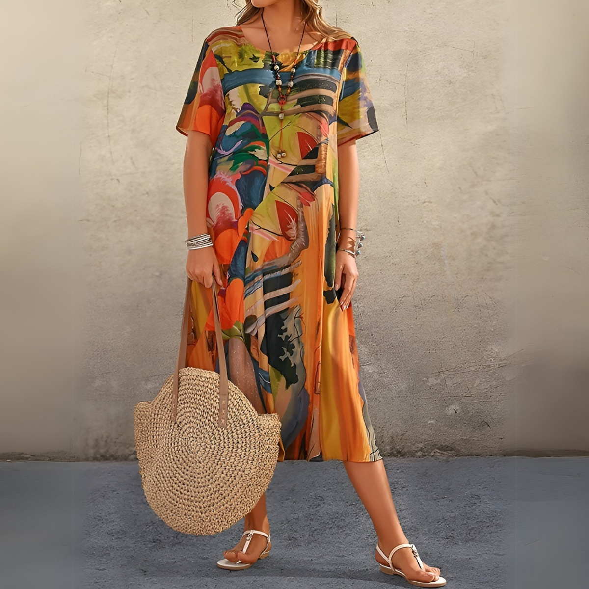 Joelle | Elegancka zwiewna sukienka