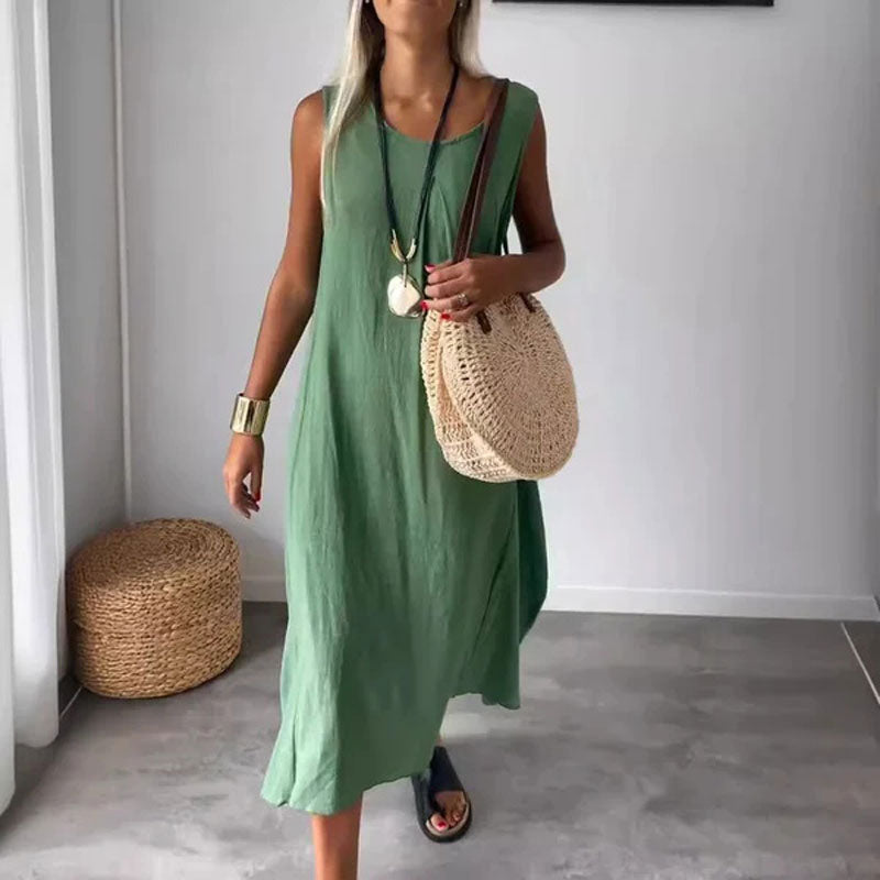 Fabienne | Letnia sukienka casual z kieszeniami