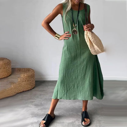 Fabienne | Letnia sukienka casual z kieszeniami