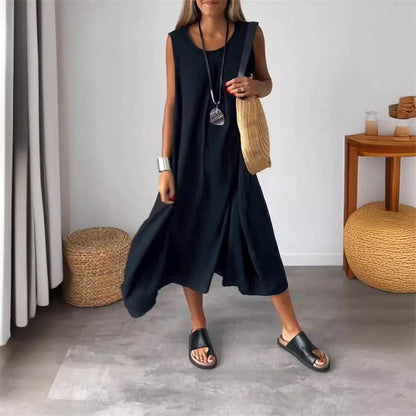 Fabienne | Letnia sukienka casual z kieszeniami